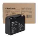 Qoltec Akumulator AGM 12V | 17Ah | max. 255A