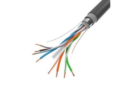 Lanberg Kabel FTP Kat.6 CU 305 m drut outdoor