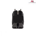 Maclean Adapter gniazdo UK na wtyk EU uniwersalny MCE155 Czarny