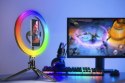 Tracer Lampa pierścieniowa RGB RING 26 cm ze statywem