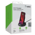 Ładowarka bezprzewodowa Belkin BoostCharge Wireless Charging Stand Qi-compatible 15W + QC 3.0 24W Wall Charger Black