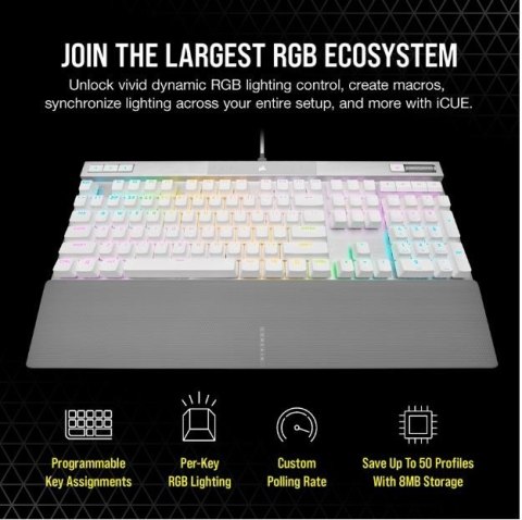 Corsair Klawiatura mechaniczna K70 Core RGB czarna