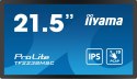 IIYAMA Monitor wielkoformatowy 21.5 cala TF2238MSC-B1 IPS,FHD,DP,HDMI,2x2W,2xUSB,600(cd/m2), 10pkt.7H,IP1X(Front),Pion/Poziom