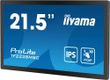 IIYAMA Monitor wielkoformatowy 21.5 cala TF2238MSC-B1 IPS,FHD,DP,HDMI,2x2W,2xUSB,600(cd/m2), 10pkt.7H,IP1X(Front),Pion/Poziom