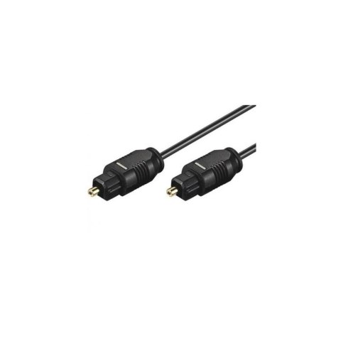 Kabel Optyczny Techly Audio Toslink Cyfrowy SPDIF 1m Czarny