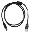 LANBERG KABEL USB-A -> USB-B M/M 1M (FERRYT, CZARNY) CA-USBA-11CC-0010-BK