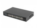 Lanberg Switch 24x1GB POE+ 2xGB 2x rack 19'' gigabit ethernet 250W