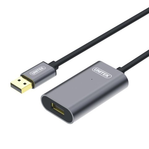 Unitek Przedłużacz USB 2.0 5m; AM-AF, PREMIUM; Y-271