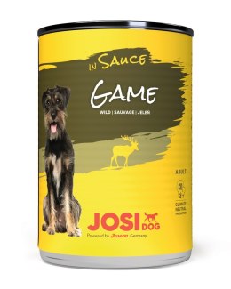 JOSERA JosiDog Dziczyzna w sosie - mokra karma dla psa - 415 g