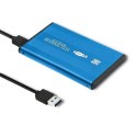 Qoltec Obudowa na dysk HDD/SSD 2.5 cala SATA3 | USB 3.0 | Niebieska