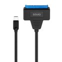 Savio Adapter USB-C 3.1 Gen 1 (M) - SATA (F) do dysków 2.5 cala, AK-69