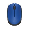 Mysz Logitech 910-004640 (optyczna; 1000 DPI; kolor niebieski