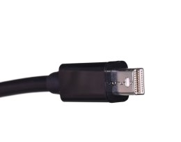 Adapter Lanberg AD-0005-BK (Mini DisplayPort M - HDMI F; 0,20m; kolor czarny)