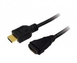 Kabel LogiLink CH0057 HDMI A 19-pin (M)>HDMI A 19-pin (F)