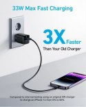 Anker Ładowarka sieciowa 323 33W 1xUSB-A 1xUSB-C czarna