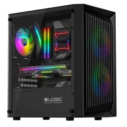 Obudowa LOGIC ATOS ARGB mATX/mITX Mini USB 3.0 Black bez zasilacza