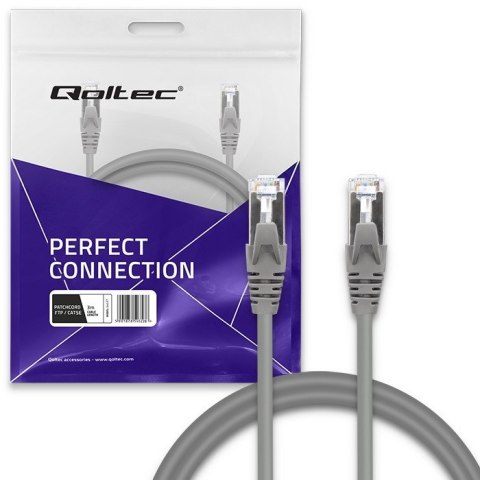 Qoltec Kabel patchcord FTP | CAT5e | 2 x RJ-45 | 3m