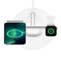 Belkin Bezprzewodowa podstawka ładująca BOOST CHARGE PRO 3w1 MagSafe biała