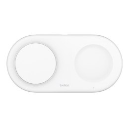 Belkin Ładowarka podwójna BoostCharge Pro Qi2 15W biała