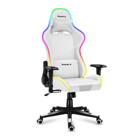 Fotel Gamingowy Huzaro Force 6.2 White RGB