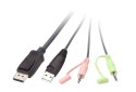 ATEN Przełącznik 2 portowy USB DP Cable KVM Switch CS22DP