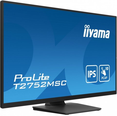 IIYAMA Monitor 27 cali T2752MSC-B1 10 PKT. POJ,IPS,HDMI,DP,2x2USB(3.2),2x1W400cd/m2,7H,