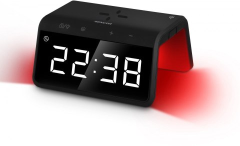 Sencor Cyfrowy zegar z budzikiem i bezprzewodową ładowarka SDC 7900QI