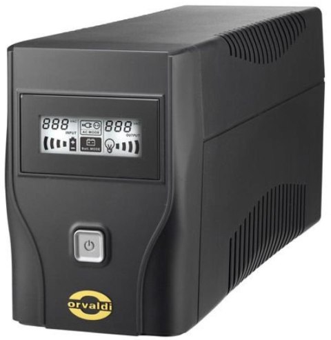 Zasilacz awaryjny UPS ORVALDI sinus 600 LCD USB Line-Interactive