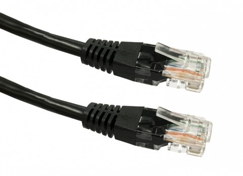 TB Kabel Patchcord miedziany kat. 5e RJ45 UTP 0,5m czarny