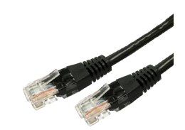 TB Kabel Patchcord miedziany kat.5e RJ45 UTP 1m. czarny - paczka 10 sztuk