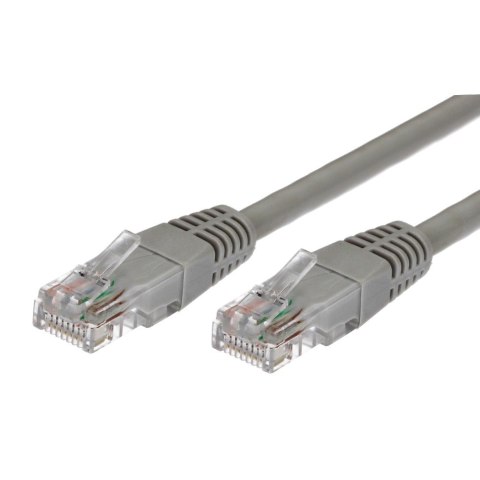 TB Kabel Patchcord miedziany kat.6 RJ45 UTP 3m. szary