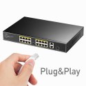 Cudy Przełącznik FS1018PS1 16xFE PoE+ 200W 1xSFP