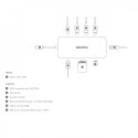 DICOTA Hub USB-C 8 w 1 Multi Hub 4K PD 100W