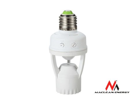 Maclean Oprawa żarówki z czujnikiem ruchu zmierzchu 360° MCE24