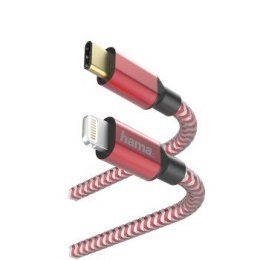 Hama Kabel ładujacy USB-C - Lightning 1,5m Czerwony