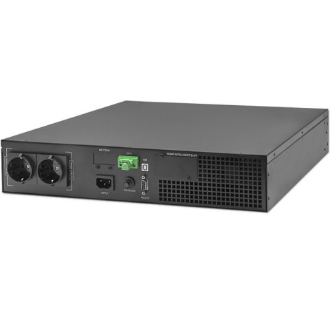 Qoltec Zasilacz awaryjny UPS do RACK | 1kVA | 1000W | Power Factor 1.0 |LCD | On-line