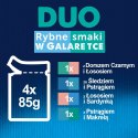 FELIX Fantastic Duo Rybne Smaki - mokra karma dla kota - 4x85g