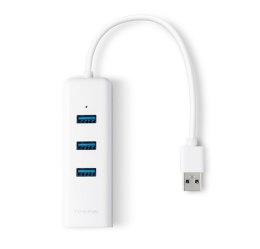 Karta sieciowa USB TP-Link UE330 z 3-portowym hubem USB 3.0