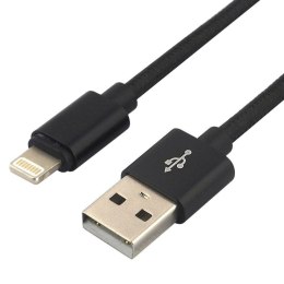 Kabel USB - Lightning everActive CBB-0.3IB 0,3m czarny