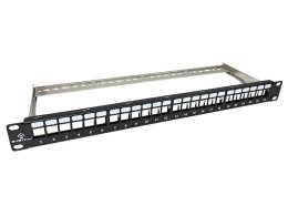 ALANTEC Patch panel pusty 24 porty 1U modularny