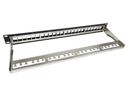 ALANTEC Patch panel pusty 24 porty 1U modularny