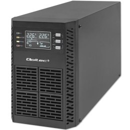 Qoltec Zasilacz awaryjny UPS 1kVA | 1000W | Power Factor 1.0 | LCD | EPO| USB | On-line