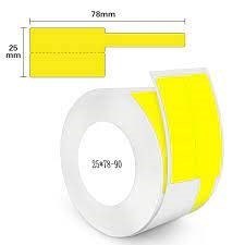 Etykiety termiczne Niimbot R25*78-90Yellow