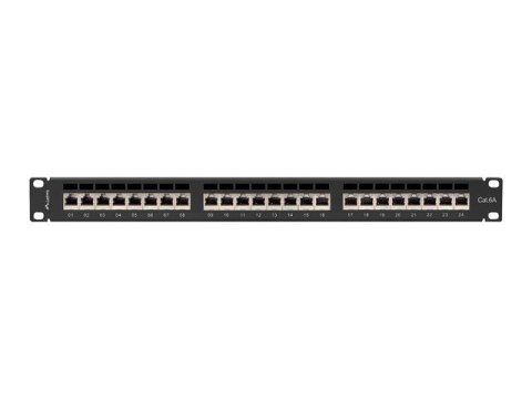 Lanberg Patchpanel 24 port 1U KAT6A EK. PPSA-1024-B Czarny
