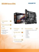 Gigabyte Płyta główna B550M AORUS ELITE AM4 4DDR4 2HDMI/DVI-D mATX