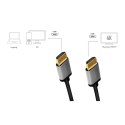 LogiLink Kabel HDMI 4K/60Hz, aluminium 3m Czarny