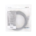 LogiLink Kabel HDMI 4K/60Hz, aluminium 3m Czarny