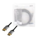 LogiLink Kabel HDMI 4K/60Hz, aluminium 3m Czarny