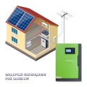 Qoltec Hybrydowy inwenter solarny Off-Grid 3,5kW | 100A | 24V | MPPT | Sinus