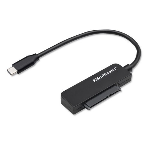 Qoltec Adapter SATA | Przejściówka na dysk SSD HDD 2.5" | USB-C | Super speed 5Gb/s | 2TB